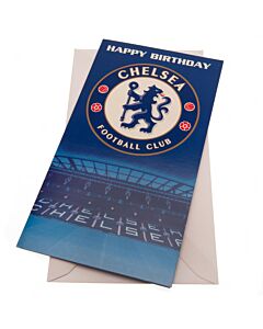 Chelsea FC Stadium Birthday Card Maznun Football