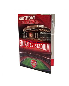 Arsenal FC Pop-Up Birthday Card Maznun Football