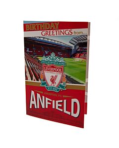 Liverpool FC Pop-Up Birthday Card Maznun Football