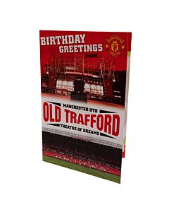 Manchester United FC Pop-Up Birthday Card Maznun Football