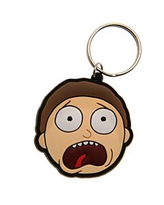 Rick And Morty Scared Morty PVC Keyring Maznun Football