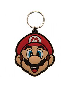 Super Mario Mario PVC Keyring Maznun Football