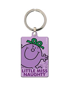 Little Miss Naughty Metal Keyring Maznun Football