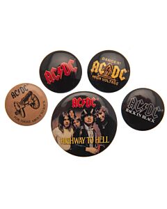 AC/DC Button Badge Set Maznun Football