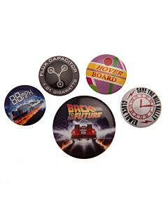 Back To The Future Button Badge Set Maznun Football