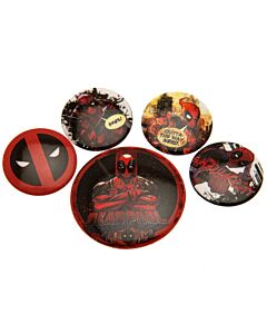 Deadpool Button Badge Set Maznun Football