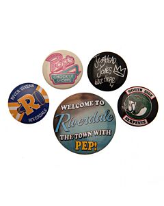 Riverdale Button Badge Set Maznun Football