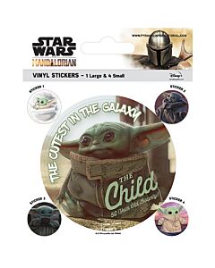 Star Wars: The Mandalorian Grogu Stickers-174068 Maznun Football