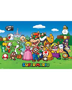 Super Mario Poster Characters 164 Maznun Football