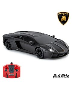 Lamborghini Aventador Radio Controlled Car 1:24 Scale Black Maznun Football
