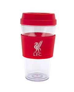 Liverpool FC Liverbird Silicone Grip Travel Mug Maznun Football