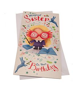 Harry Potter Birthday Card Sister Maznun Football