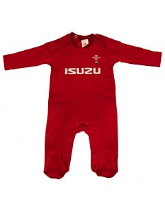 Wales RU Sleepsuit 9/12 mths PS Maznun Football