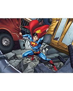 Superman 3D Image Puzzle 500pc Maznun Football
