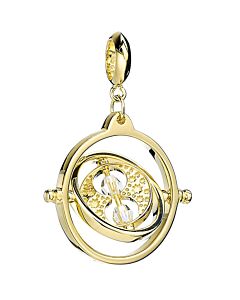 Harry Potter Gold Plated Time Turner Crystal Charm Maznun Football