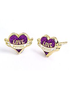 Harry Potter Gold Plated Love Potion Stud Earrings Maznun Football