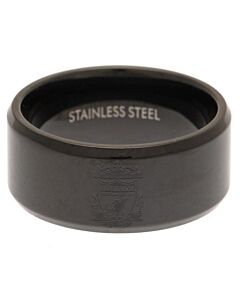 Liverpool FC Black IP Ring Large Maznun Football