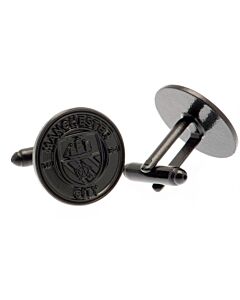 Manchester City FC Black IP Cufflinks Maznun Football
