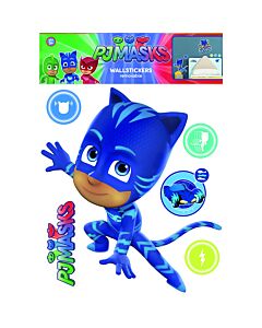 PJ Masks Wall Sticker A3 Catboy Maznun Football