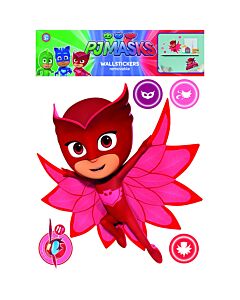 PJ Masks Wall Sticker A3 Owlette Maznun Football