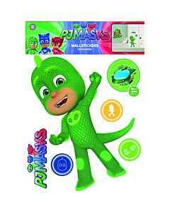 PJ Masks Wall Sticker A3 Gekko Maznun Football