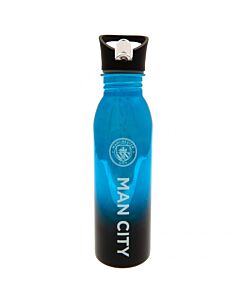 Manchester City FC UV Metallic Drinks Bottle Maznun Football