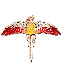 Harry Potter Fawkes Pin Badge Maznun Football