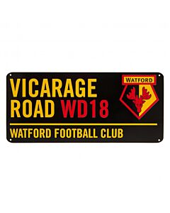 Watford FC Colour Street Sign-192364 Maznun Football