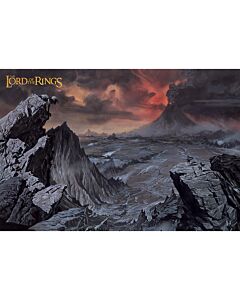 The Lord Of The Rings Poster Mount Doom 226 Maznun Football
