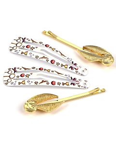 Harry Potter Hair Clips Golden Snitch Maznun Football