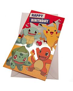 Pokemon Birthday Card Maznun Football