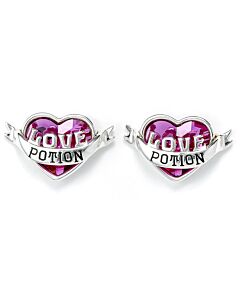 Harry Potter Sterling Silver Love Potion Crystal Stud Earrings Maznun Football