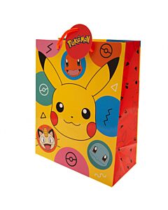 Pokemon Medium Pikachu Gift Bag Maznun Football