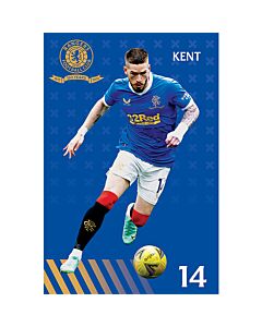 Rangers FC Poster Kent 8 Maznun Football
