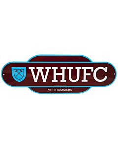 West Ham United FC Colour Retro Sign Maznun Football