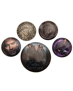 The Witcher Button Badge Set Maznun Football