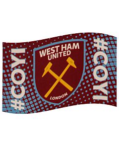 West Ham United FC COYI Flag Maznun Football