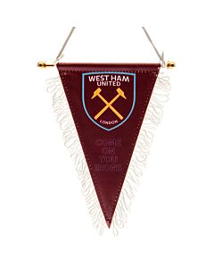 West Ham United FC Triangular Mini Pennant-TM-01540 Maznun Football