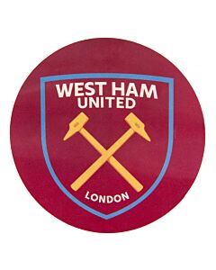 West Ham United FC Crest Car Sticker Maznun Football
