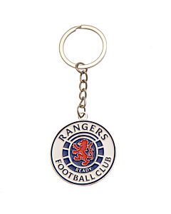 Rangers FC Ready Crest Keyring Maznun Football