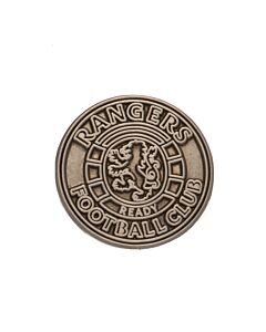 Rangers FC Antique Silver Ready Crest Badge Maznun Football