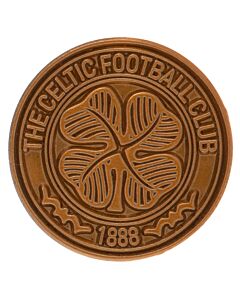 Celtic FC Antique Gold Crest Badge Maznun Football