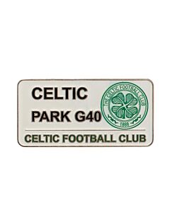 Celtic FC Street Sign Badge Maznun Football