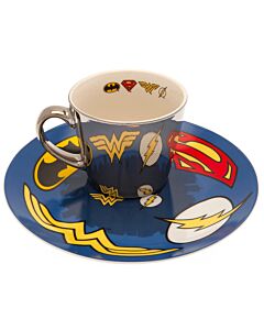 DC Comics Mirror Mug & Plate Set Maznun Football