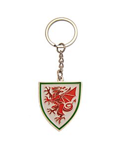 FA Wales Crest Keyring Maznun Football
