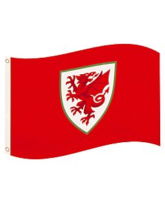 FA Wales Core Crest Flag Maznun Football