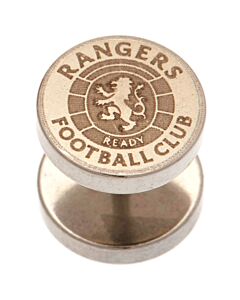 Rangers FC Ready Crest Stainless Steel Stud Earring Maznun Football