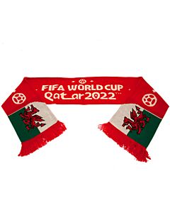FIFA World Cup Qatar 2022 Wales Scarf Maznun Football