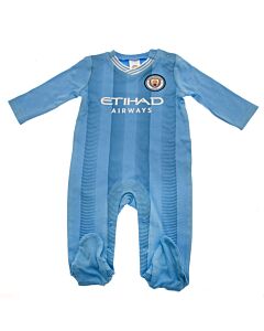 Manchester City FC Sleepsuit 0/3 mths ES Maznun Football