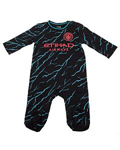 Manchester City FC Sleepsuit 0/3 mths LT Maznun Football